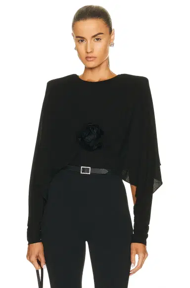 Saint Laurent Long Sleeve Top | Thumbnail 1