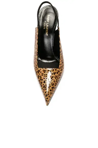 Saint Laurent Raven Slingback Pump | Thumbnail 4
