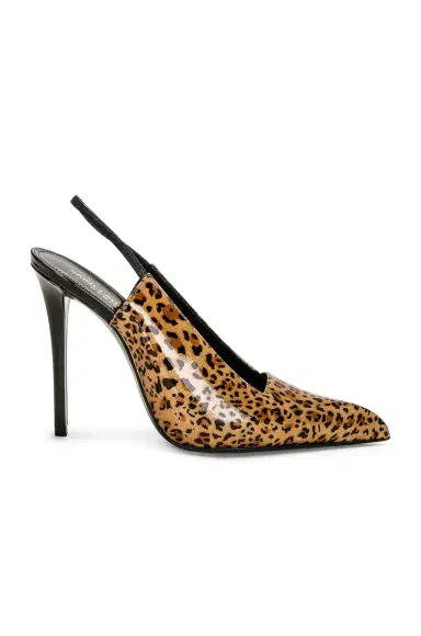 Saint Laurent Raven Slingback Pump | Thumbnail 1