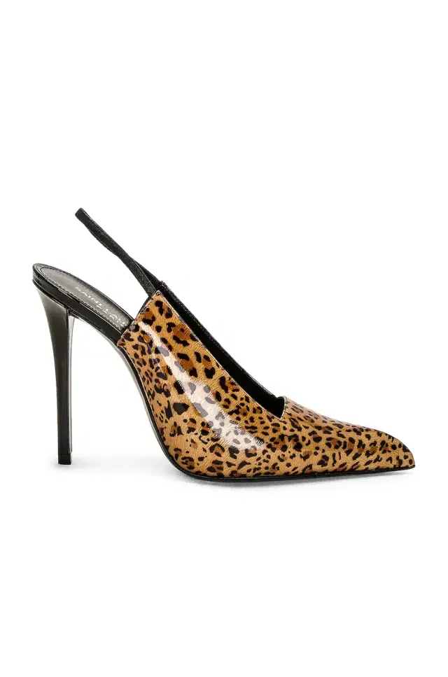 Saint Laurent Raven Slingback Pump