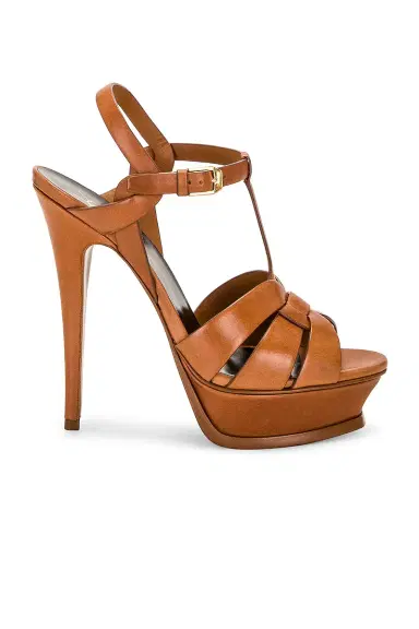 Saint Laurent Tribute Platform Sandal | Thumbnail 1 Saint Laurent Tribute Platform Sandal | Thumbnail 1