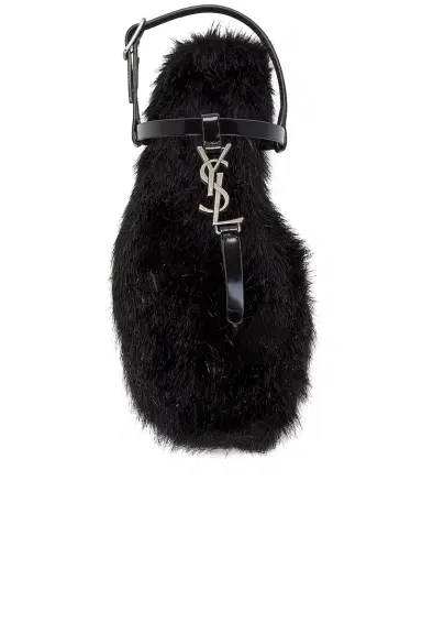 Saint Laurent Cassandra Flat Sandal | Thumbnail 4 Saint Laurent Cassandra Flat Sandal | Thumbnail 4