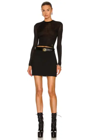 Saint Laurent Long Sleeve Top | Thumbnail 5 Saint Laurent Long Sleeve Top | Thumbnail 5