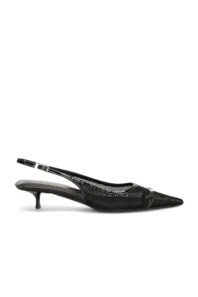 Saint Laurent Oxalis Slingback Buckle Pump