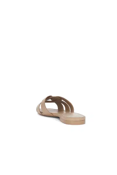 Saint Laurent Tribute Flat Sandal | Thumbnail 3 Saint Laurent Tribute Flat Sandal | Thumbnail 3