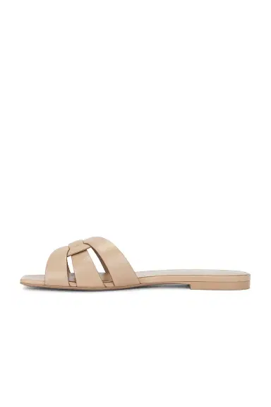 Saint Laurent Tribute Flat Sandal | Thumbnail 5 Saint Laurent Tribute Flat Sandal | Thumbnail 5