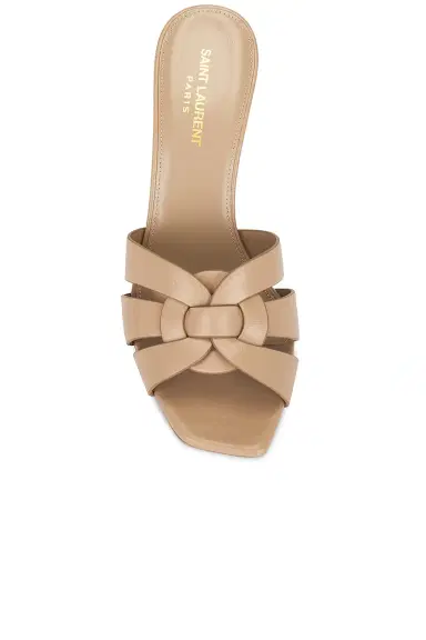 Saint Laurent Tribute Mule Sandal | Thumbnail 4 Saint Laurent Tribute Mule Sandal | Thumbnail 4