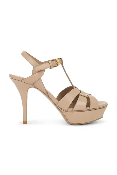 Saint Laurent Tribute Platform Sandal | Thumbnail 1 Saint Laurent Tribute Platform Sandal | Thumbnail 1