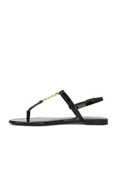 Saint Laurent Cassandra Flat Sandal | Thumbnail 5 Saint Laurent Cassandra Flat Sandal | Thumbnail 5