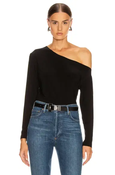 Norma Kamali x Lifestyle Long Sleeve Drop Shoulder Top | Thumbnail 1 Norma Kamali x Lifestyle Long Sleeve Drop Shoulder Top | Thumbnail 1