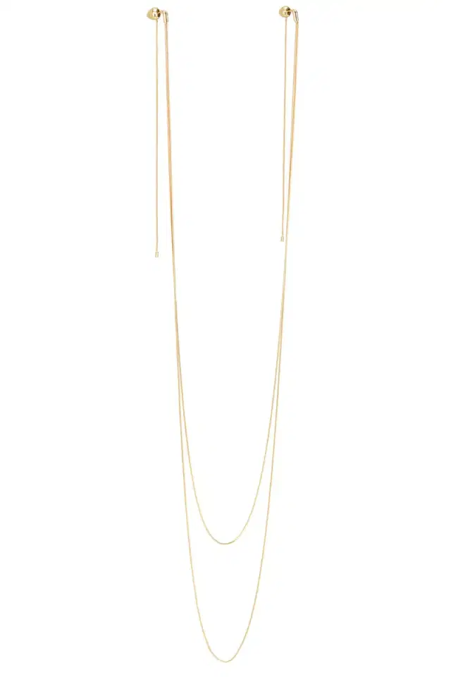 ALAÏA Double Chain Earrings