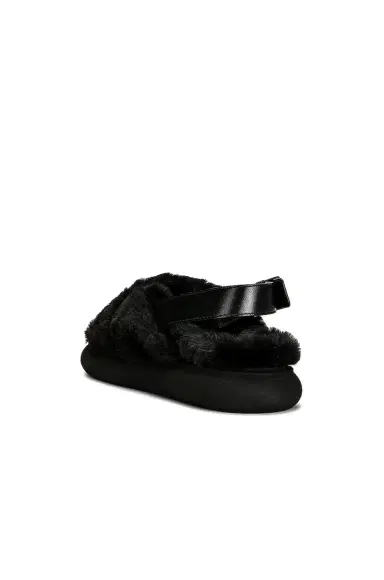 Moncler Solarisse Faux Fur Sandal | Thumbnail 3