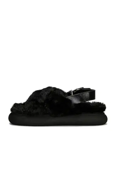 Moncler Solarisse Faux Fur Sandal | Thumbnail 5