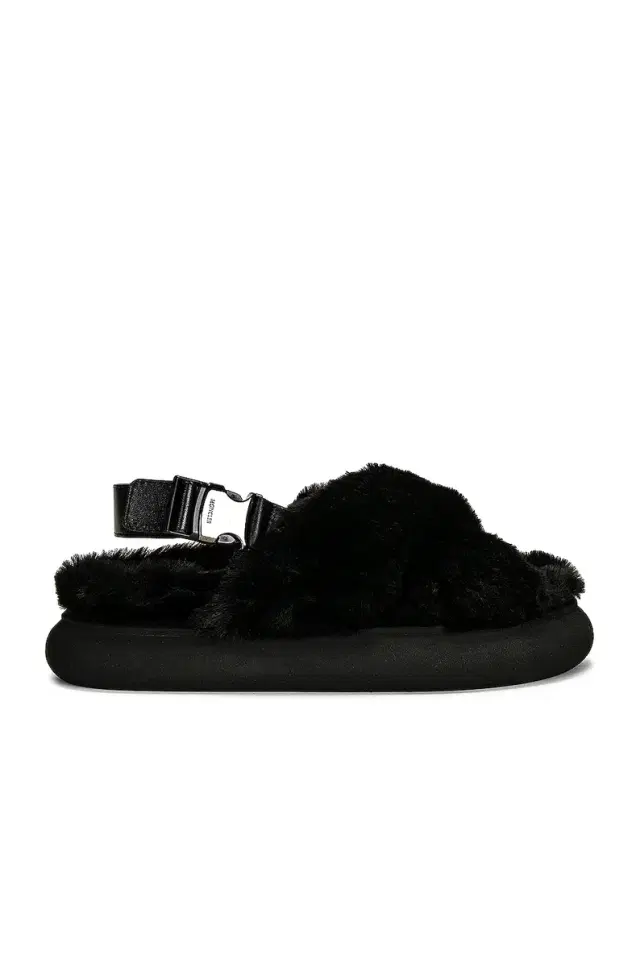 Moncler Solarisse Faux Fur Sandal