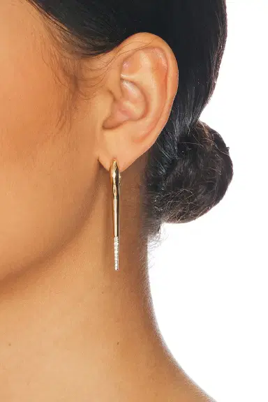 Melissa Kaye Lola Medium Needle Earrings | Thumbnail 2