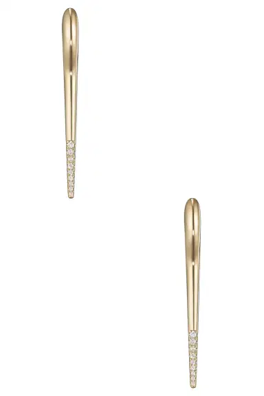 Melissa Kaye Lola Medium Needle Earrings | Thumbnail 3