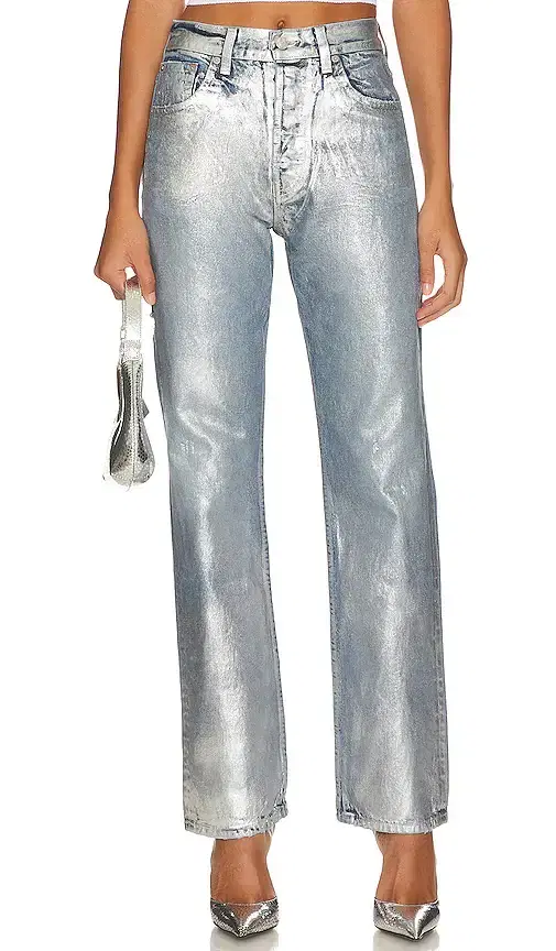 EB Denim High Rise Straight Jeans
