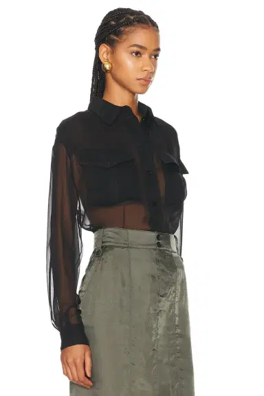 Saint Laurent Button Up Top | Thumbnail 2