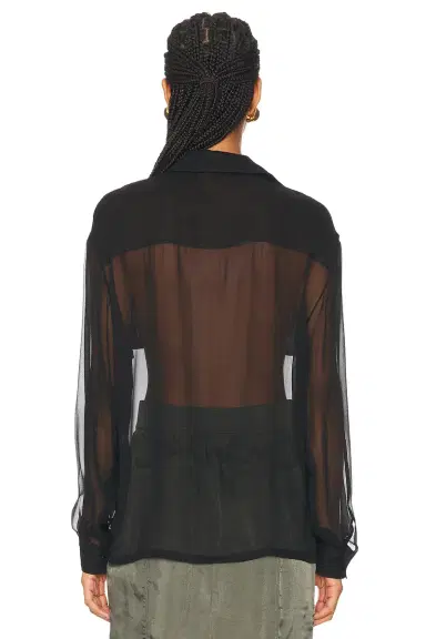 Saint Laurent Button Up Top | Thumbnail 3