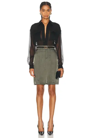 Saint Laurent Button Up Top | Thumbnail 4
