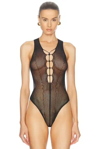 Saint Laurent Cut Out Bodysuit | Thumbnail 2 Saint Laurent Cut Out Bodysuit | Thumbnail 2