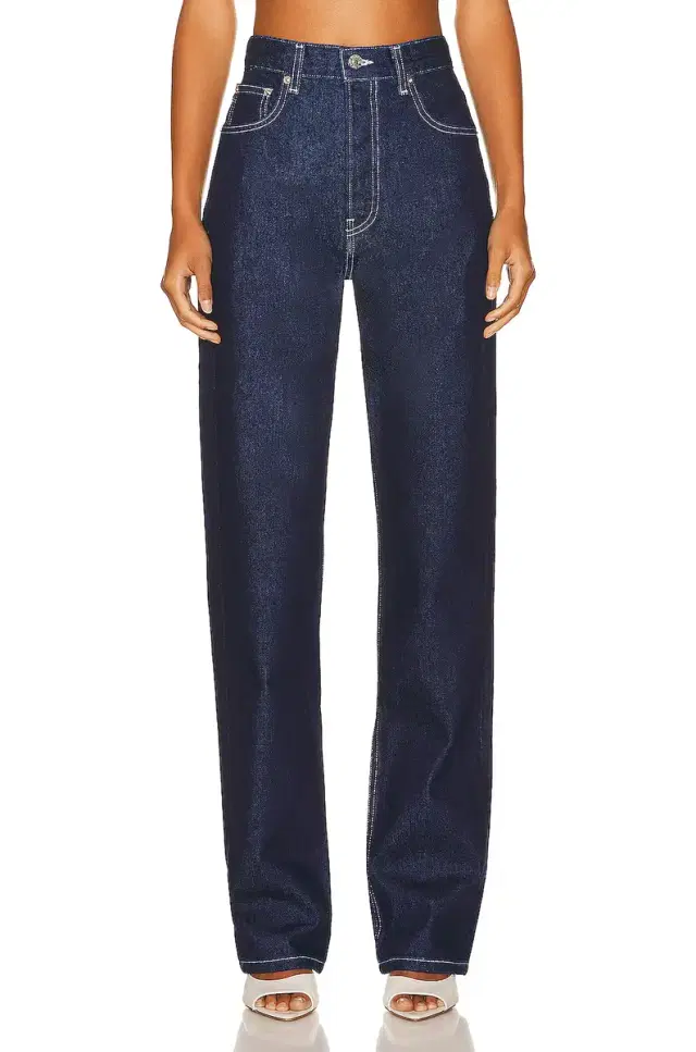 EB Denim High Rise Straight Jeans