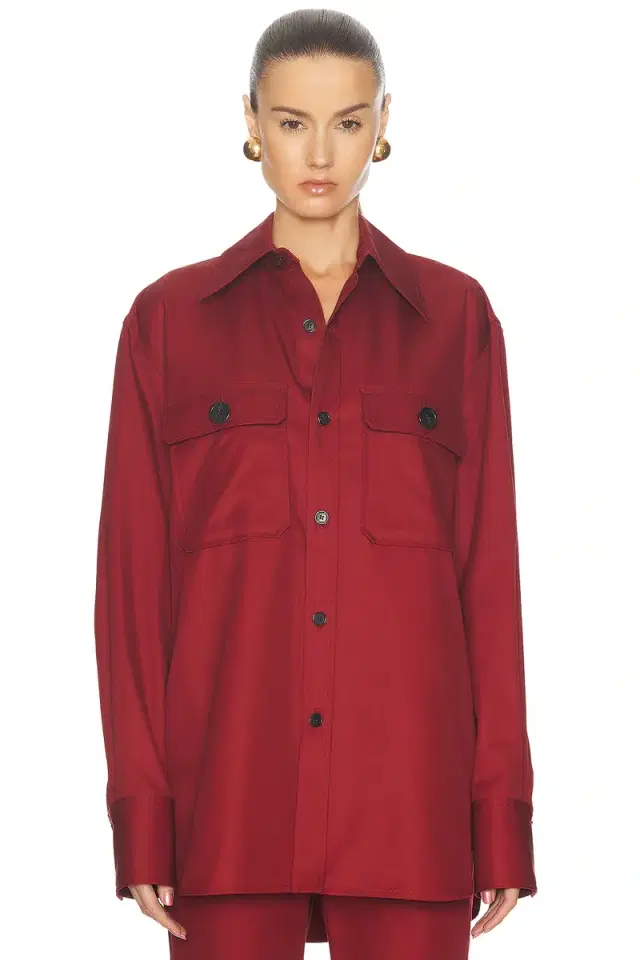 Saint Laurent Button Up Top