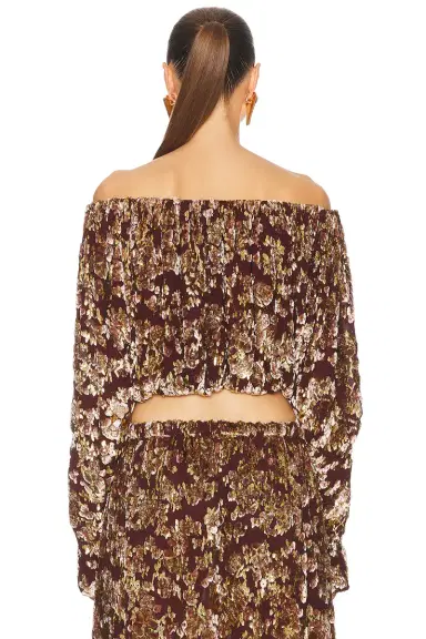 Saint Laurent Off The Shoulder Blouse | Thumbnail 3 Saint Laurent Off The Shoulder Blouse | Thumbnail 3