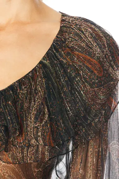 Saint Laurent Sheer Blouse | Thumbnail 5 Saint Laurent Sheer Blouse | Thumbnail 5