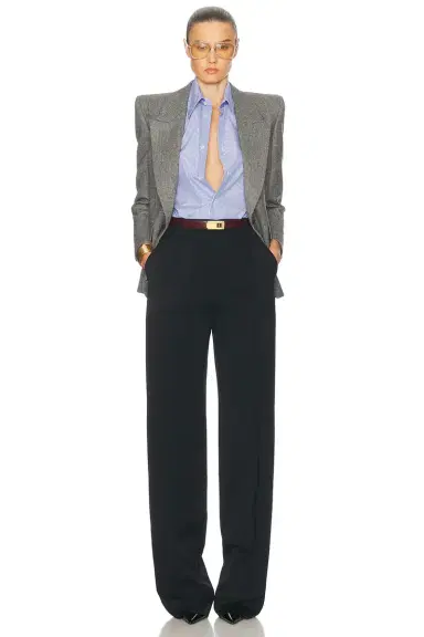 Saint Laurent Button Up Top | Thumbnail 4 Saint Laurent Button Up Top | Thumbnail 4