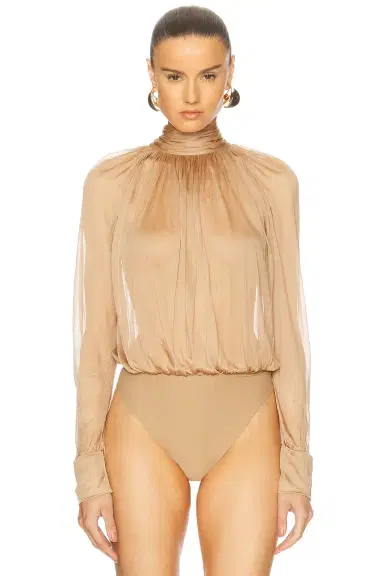 Saint Laurent Long Sleeve Bodysuit | Thumbnail 2