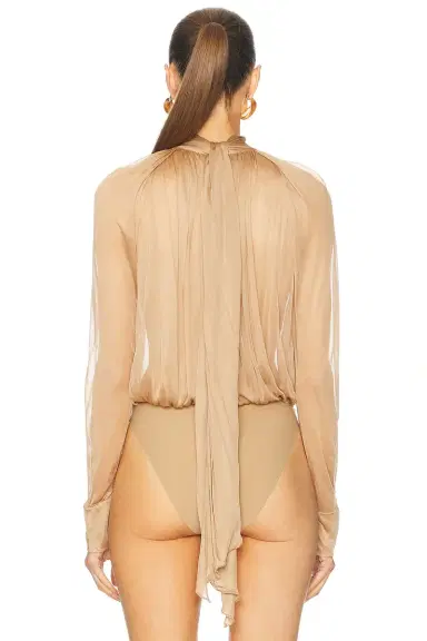 Saint Laurent Long Sleeve Bodysuit | Thumbnail 4