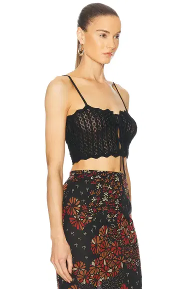 Saint Laurent Cropped Tank Top | Thumbnail 2