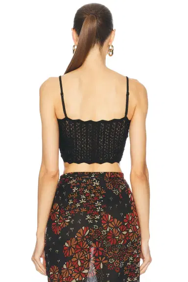 Saint Laurent Cropped Tank Top | Thumbnail 3