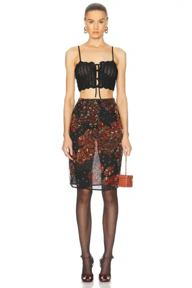 Saint Laurent Cropped Tank Top | Thumbnail 4