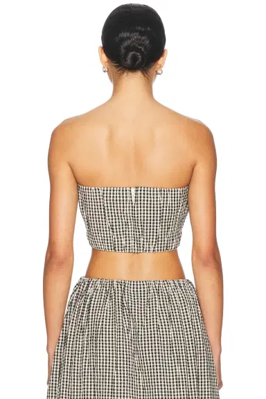 Posse Mira Strapless Crop Top | Thumbnail 3