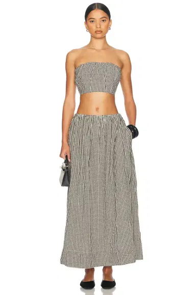 Posse Mira Strapless Crop Top | Thumbnail 4