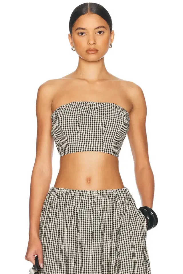 Mira Strapless Crop Top