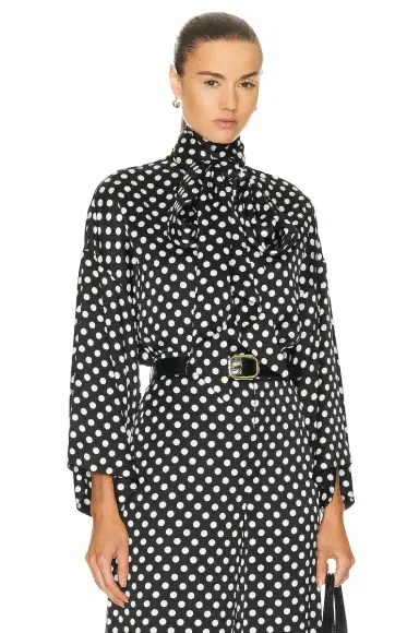 Saint Laurent Satin Blouse | Thumbnail 1