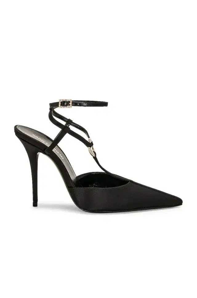 Saint Laurent Gillian Ankle Strap Pump