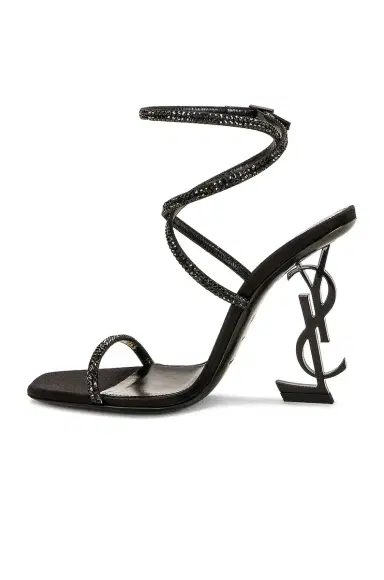 Saint Laurent Opyum Crystal Sandal | Thumbnail 5