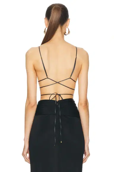 Saint Laurent Triangle Bralette | Thumbnail 3 Saint Laurent Triangle Bralette | Thumbnail 3