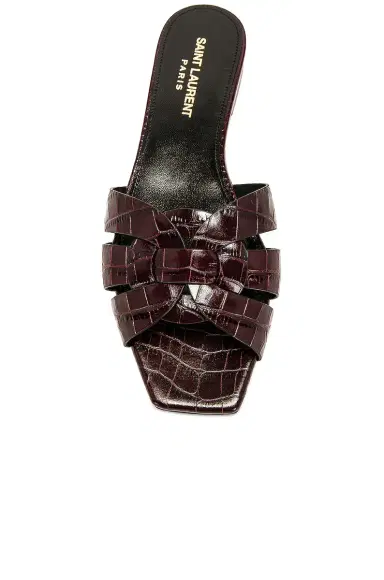 Saint Laurent Tribute Sandal | Thumbnail 4 Saint Laurent Tribute Sandal | Thumbnail 4
