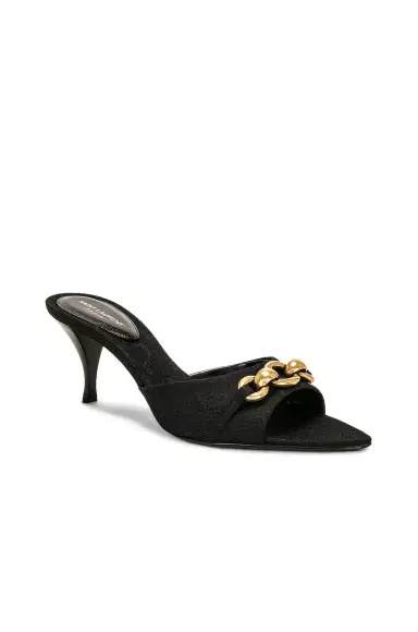 Saint Laurent Buckle Mule Sandal | Thumbnail 2 Saint Laurent Buckle Mule Sandal | Thumbnail 2