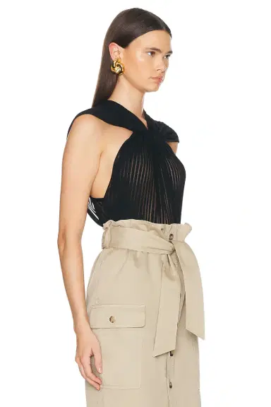 Saint Laurent Halter Neck Tank Top | Thumbnail 2 Saint Laurent Halter Neck Tank Top | Thumbnail 2