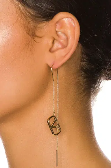 Valentino Garavani Vlogo Signature Drop Earrings | Thumbnail 2