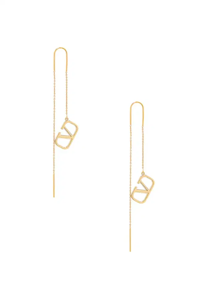 Valentino Garavani Vlogo Signature Drop Earrings
