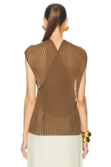 Saint Laurent Halter Neck Tank Top | Thumbnail 3 Saint Laurent Halter Neck Tank Top | Thumbnail 3