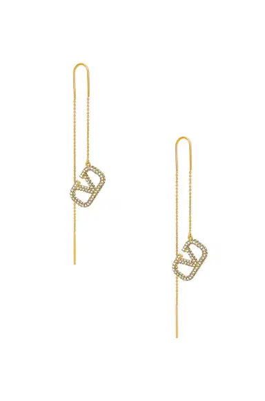 Valentino Garavani V Logo Signature Drop Earrings | Thumbnail 1