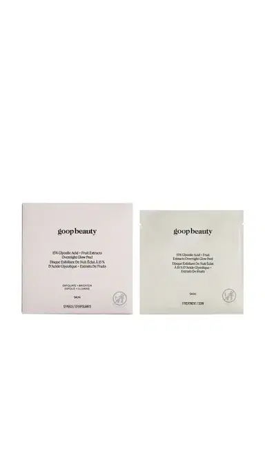 goop beauty 15% Glycolic Acid Overnight Glow Peel 12 Pack | Thumbnail 1